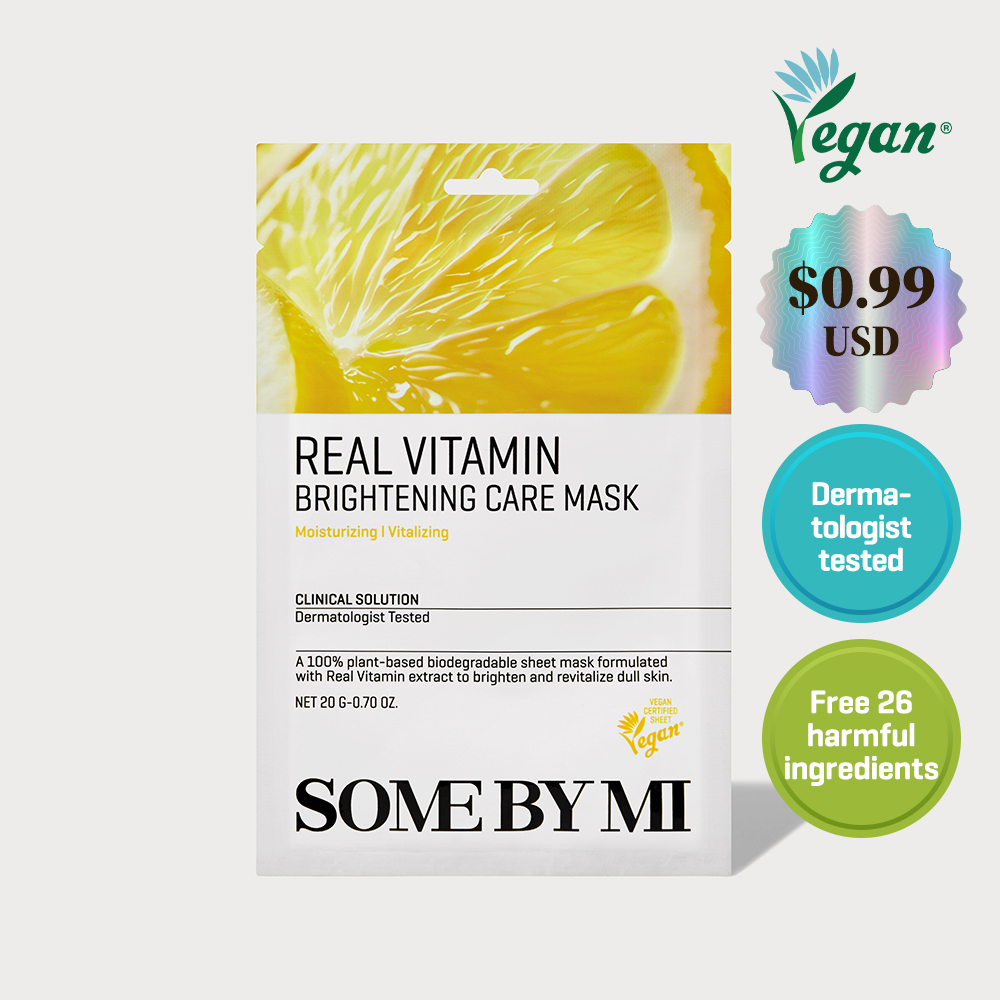 SOME BY MI Real Vitamin Brightening Care Mask Sheet 1P | OLIVE