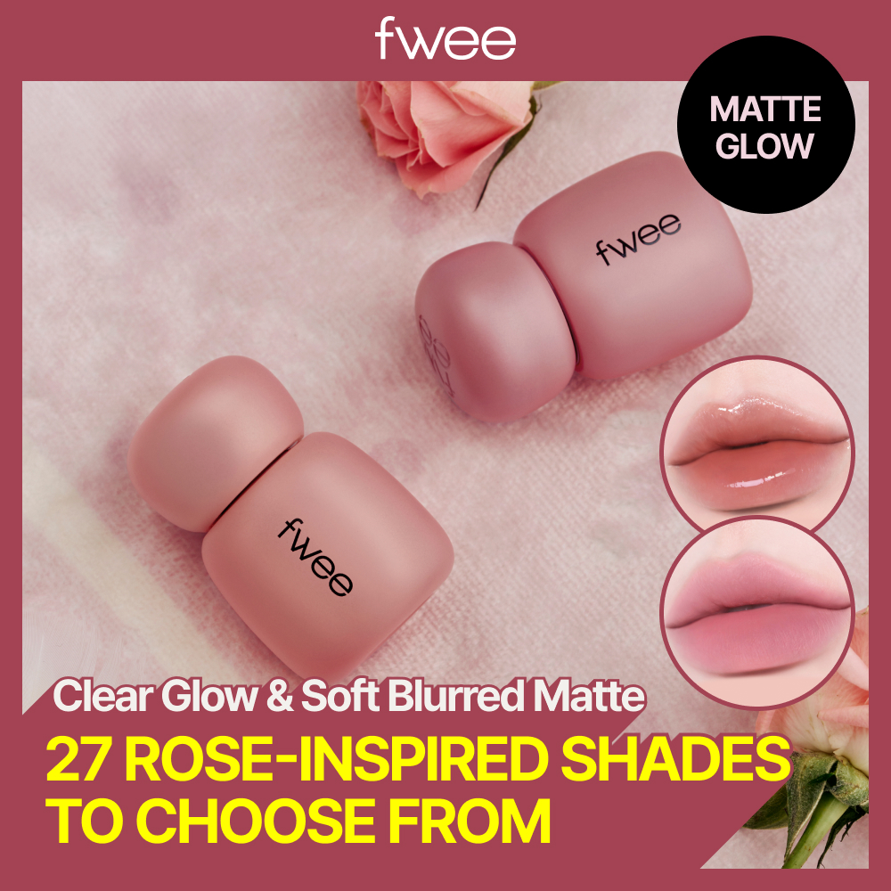 fwee Rose Obsession Stay-fit Lip Tint (Set/Single) (31 Colors)