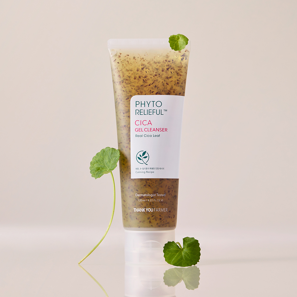 THANK YOU FARMER Phyto Relieful Cica Gel Cleanser 120ml | OLIVE