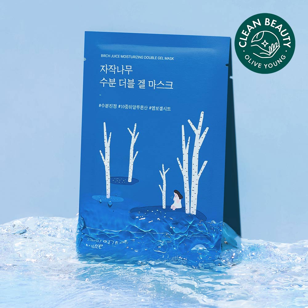 ROUND LAB Birch Juice Moisturizing Double Gel Mask Sheet 1ea