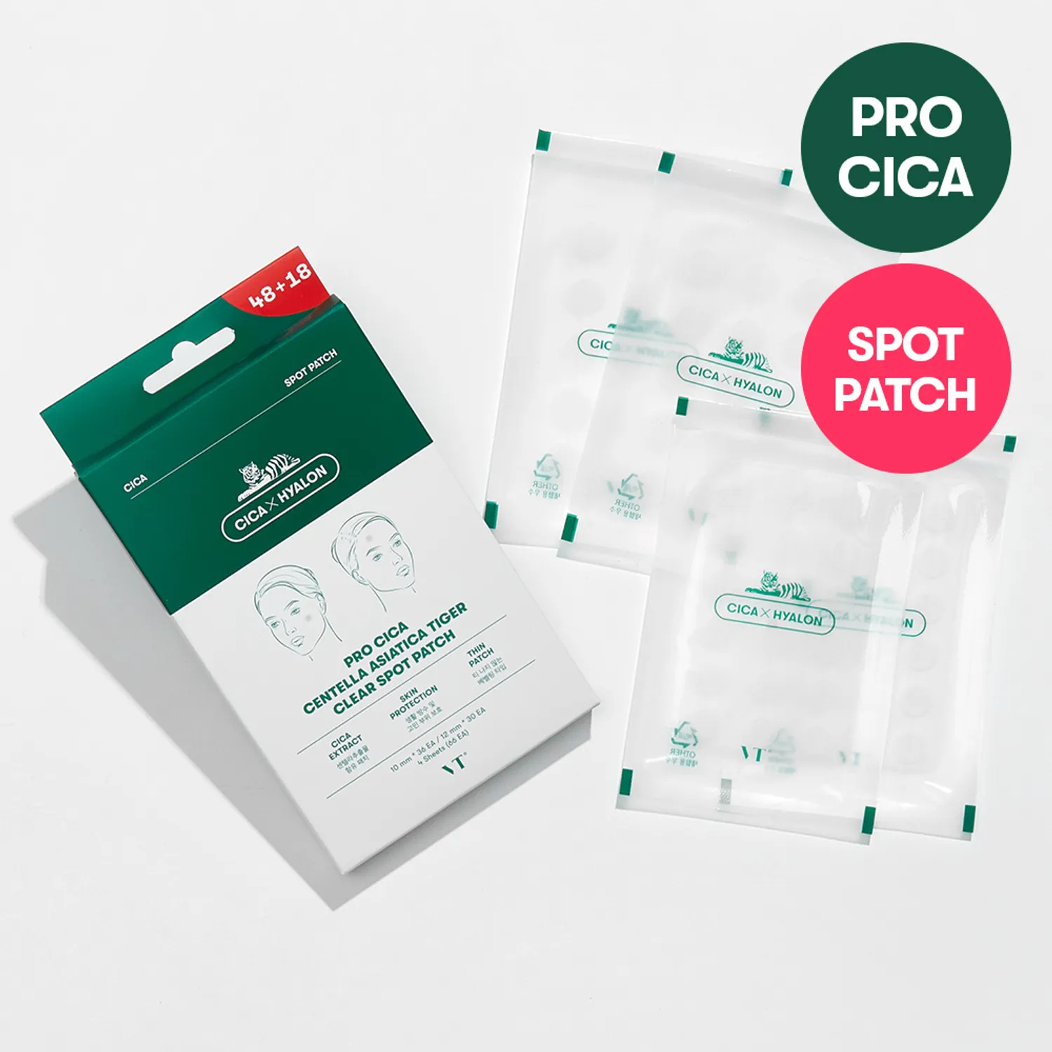Cica Centella Asiatica Tiger Clear Spot Patch 4P