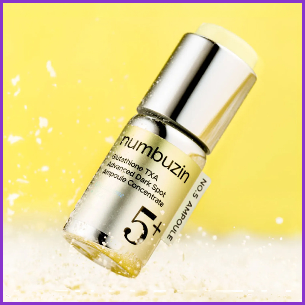 how to use glutathione ampoule numbuzin No.5 Glutathione TXA Advanced Dark Spot Ampoule Concentrate