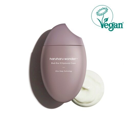 フェイスクリーム HARU Haruharu wonderブラックライス10 ヒアルロニッククリーム 50ml