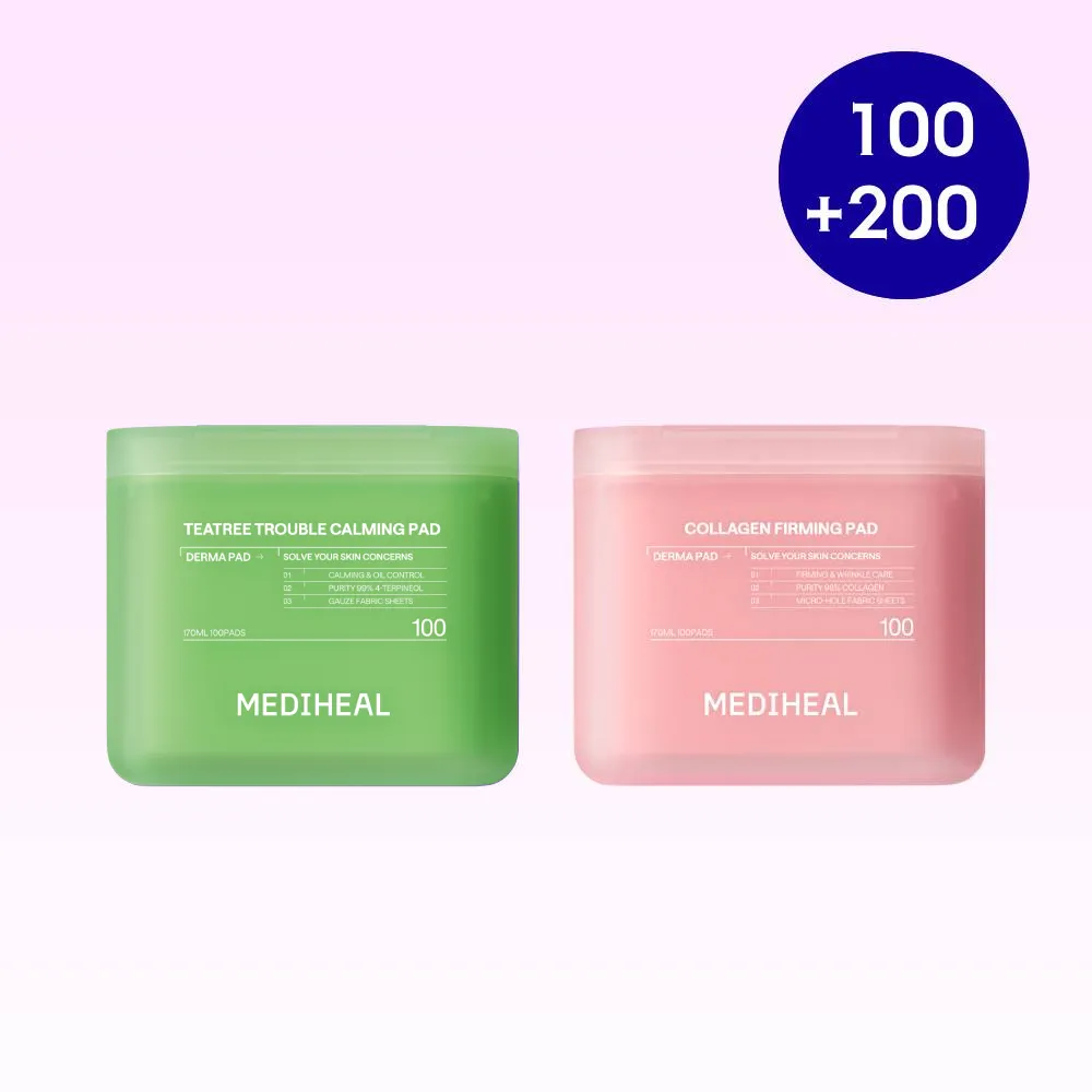 MEDIHEAL トナーパッド 100+200 パッドトリプルパック (2種類) | OLIVE