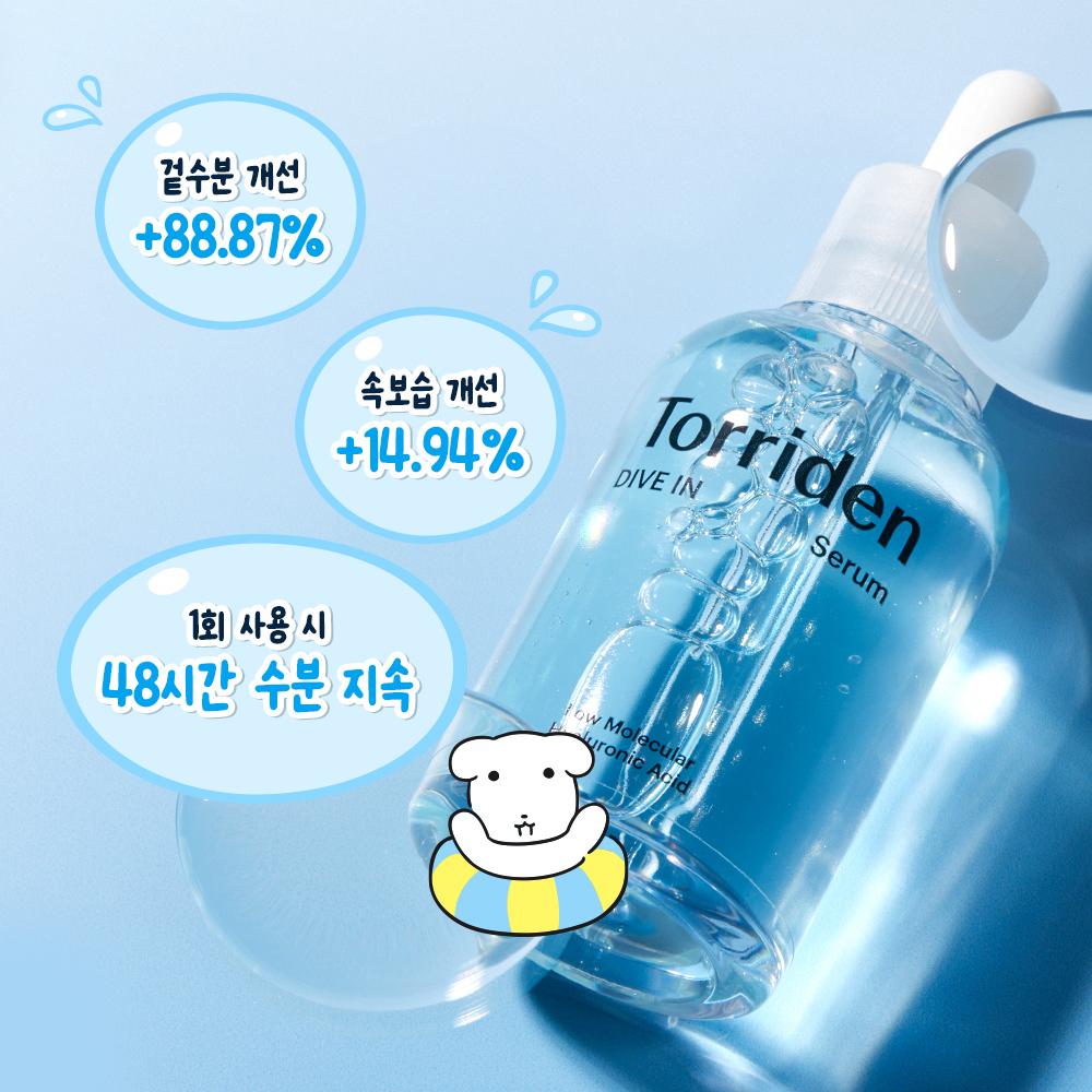 Torriden Dive-In Serum 50ml Refill Set (+Keyring) (Ganadi