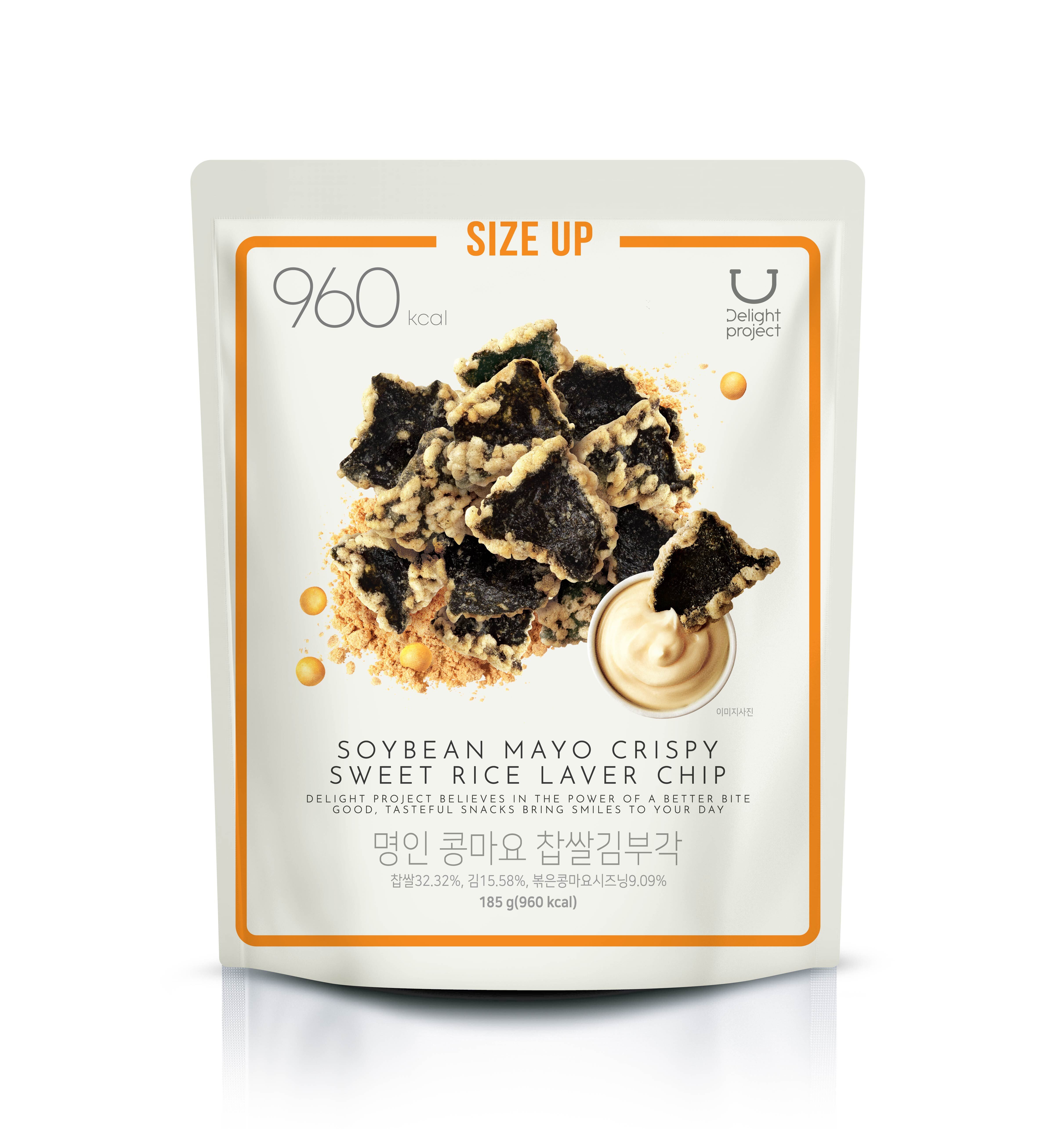 Delight project Soybean Mayo Crispy Sweet Rice Laver Chip Special