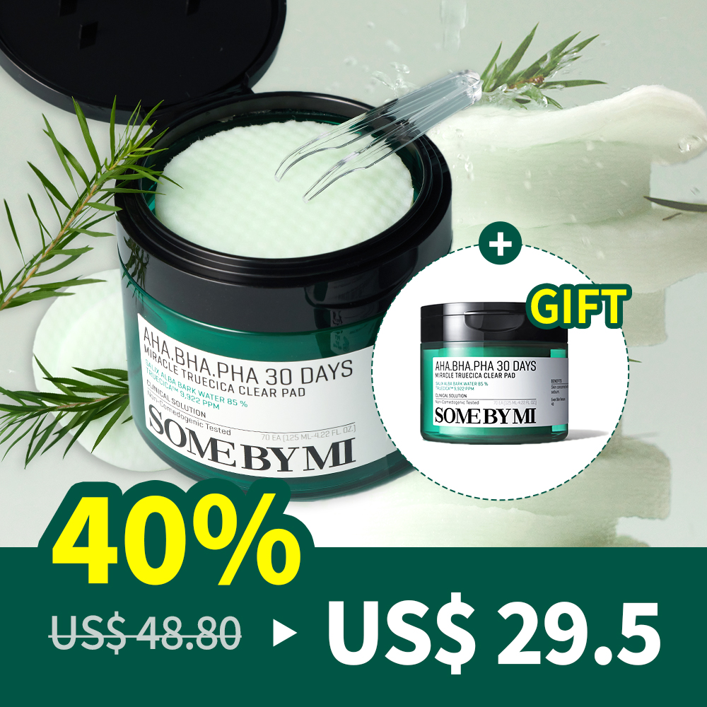 AHA-BHA-PHA 30 Days Miracle True Cica Clear Pad Double Set