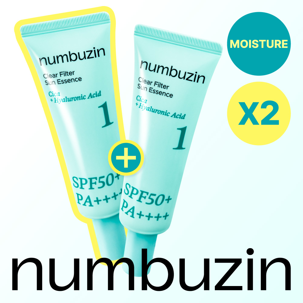 Duo Set] numbuzin No. 1 Clear Filter Sun Essence SPF50+ PA++++
