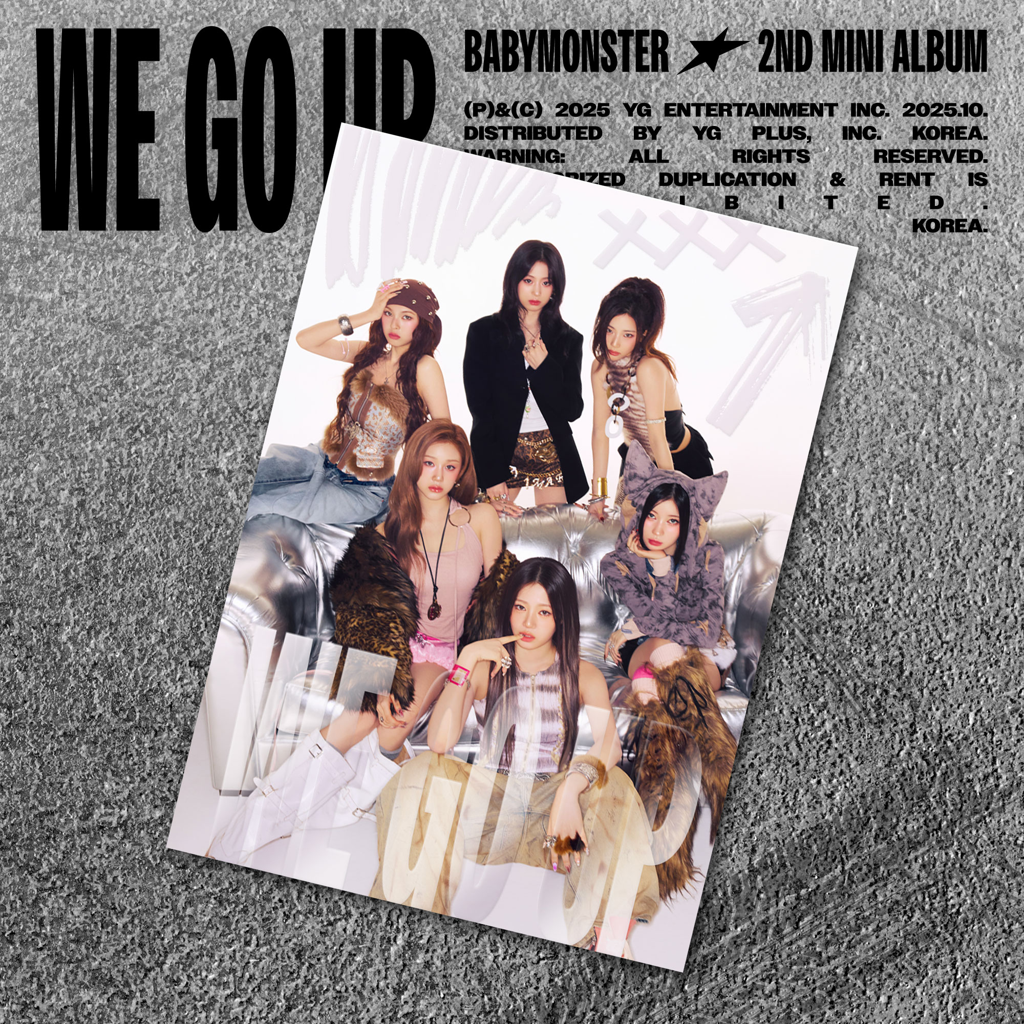 BABYMONSTER - 2nd Mini Album [WE GO UP] (Postcard ver.) | OLIVE