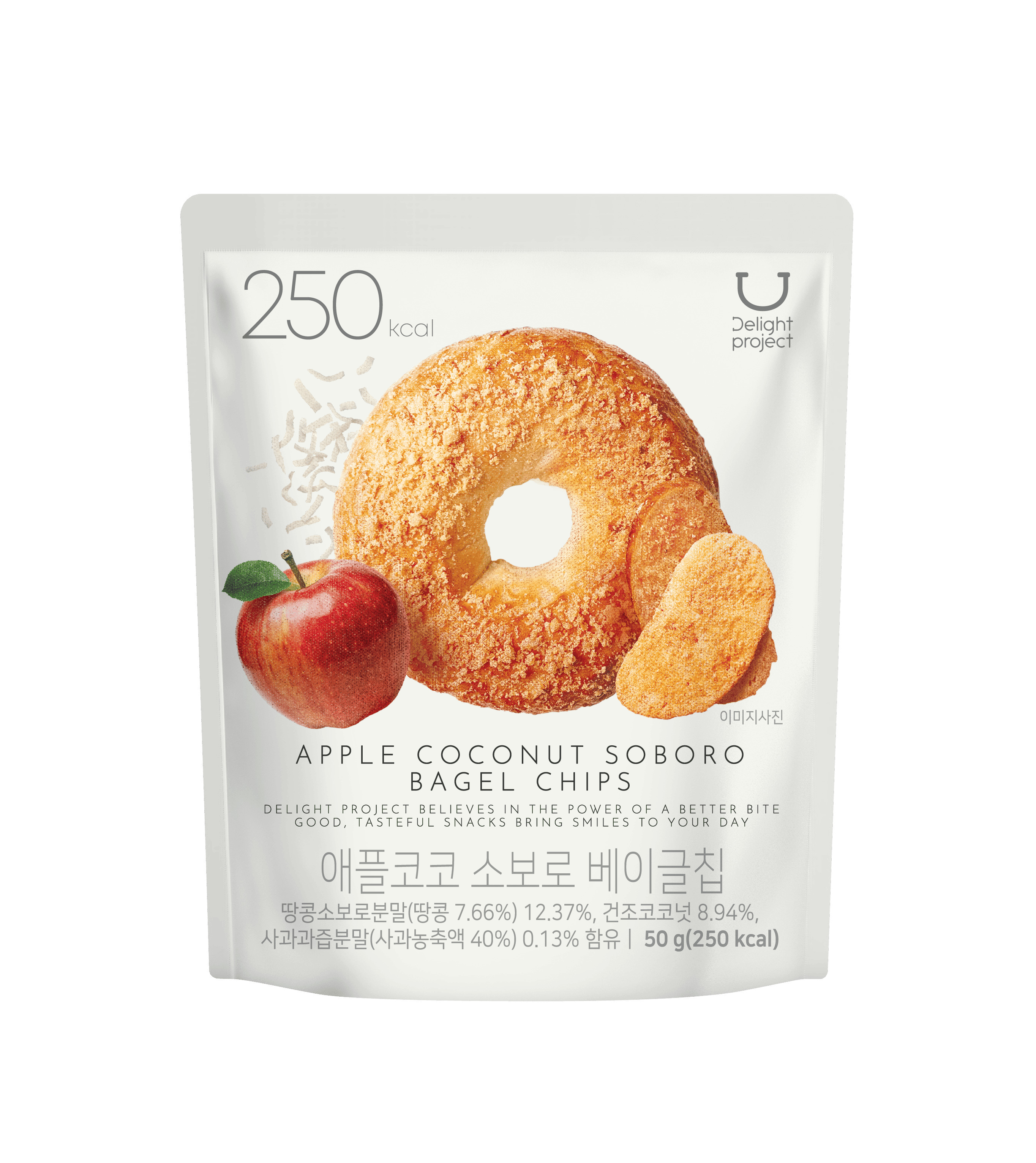 Delight project アップルココソボロベーグルチップ 50g | OLIVE YOUNG