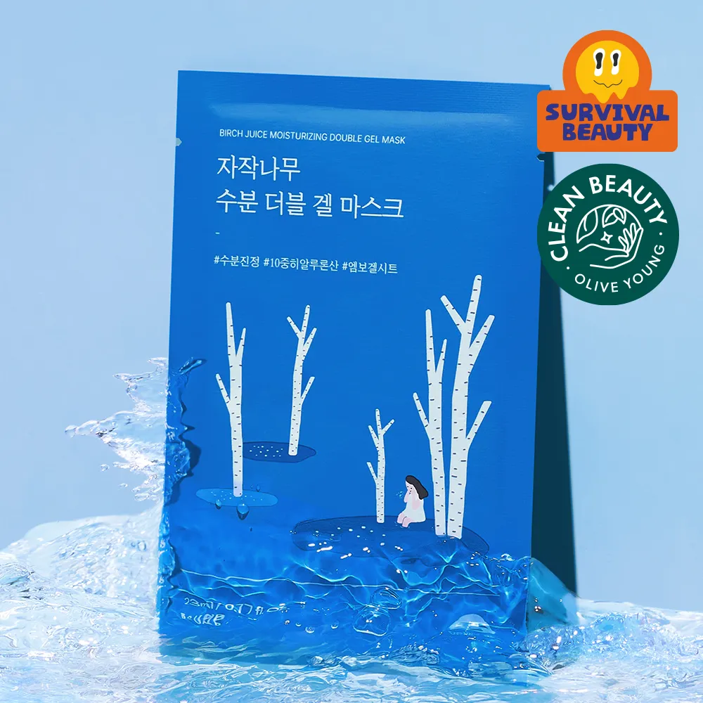 ROUND LAB Birch Juice Moisturizing Double Gel Mask Sheet 1ea