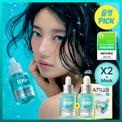 Anua PDRN Hyaluronic Capsule 100 Serum 30ml Double Set (+Mask Sheet 1ea)