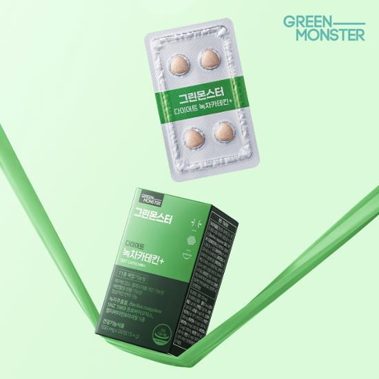 GREEN MONSTER ダイエット 6IN1 緑茶カテキン1000+28錠 | OLIVE YOUNG