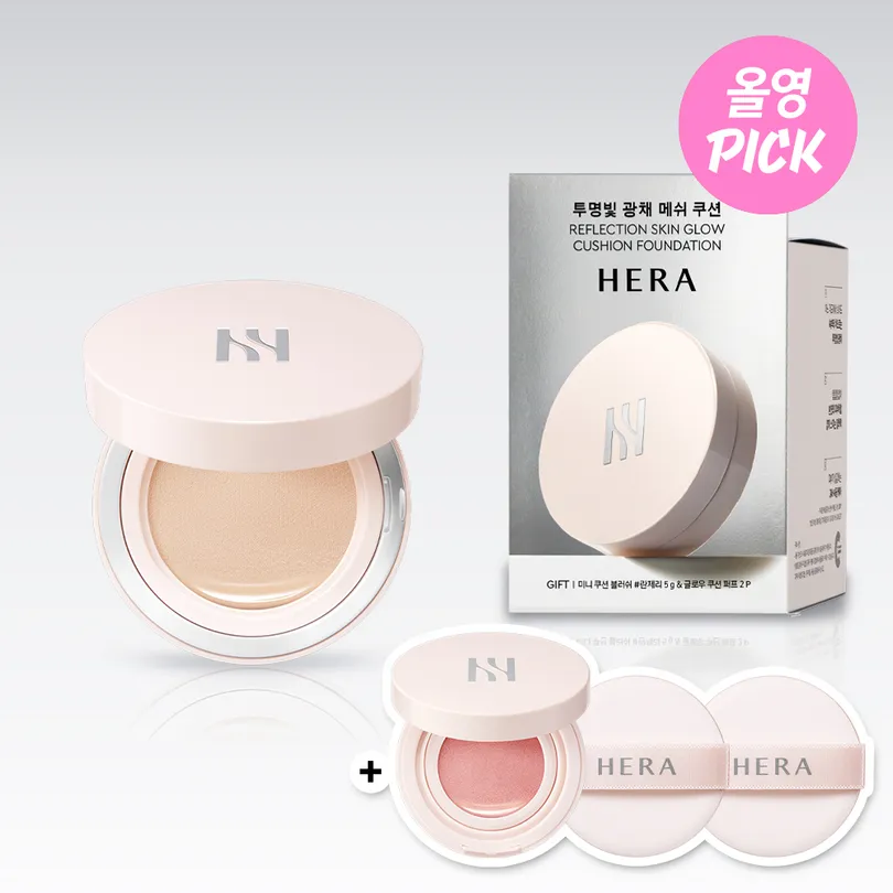 HERA Reflection Skin Glow Cushion Foundation 15g (Set/Single)