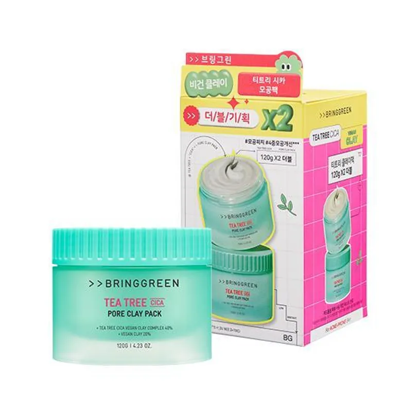 Tea Tree Cica Pore Clay Pack Double Set