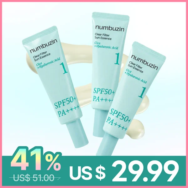 numbuzin No. 1 Clear Filter Sun Essence Triple