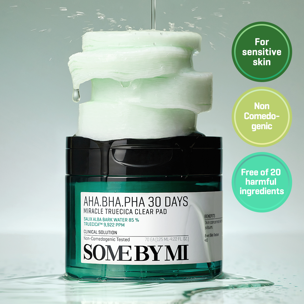 SOME BY MI AHA-BHA-PHA 30 Days Miracle True Cica Clear Pad 70ea | OLIVE