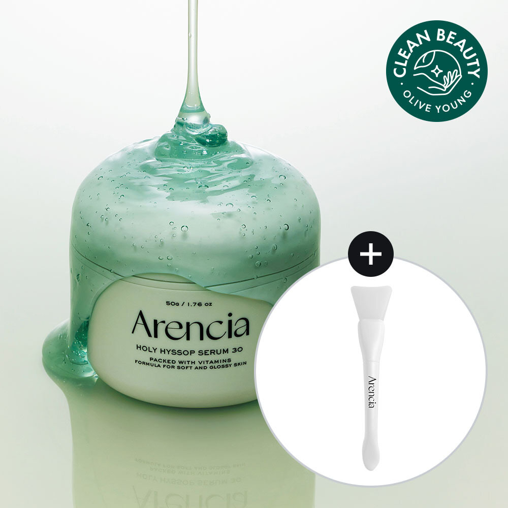 Arencia Holy Hyssop Serum 30 50g Set (+Spatula Pack Brush) | OLIVE