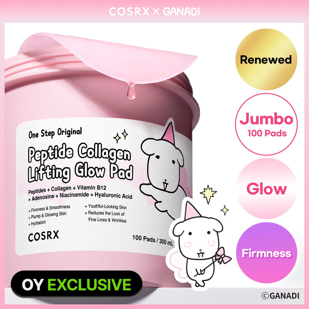 GANADI EDITION] COSRX One Step Original Pad 100P (4 Options