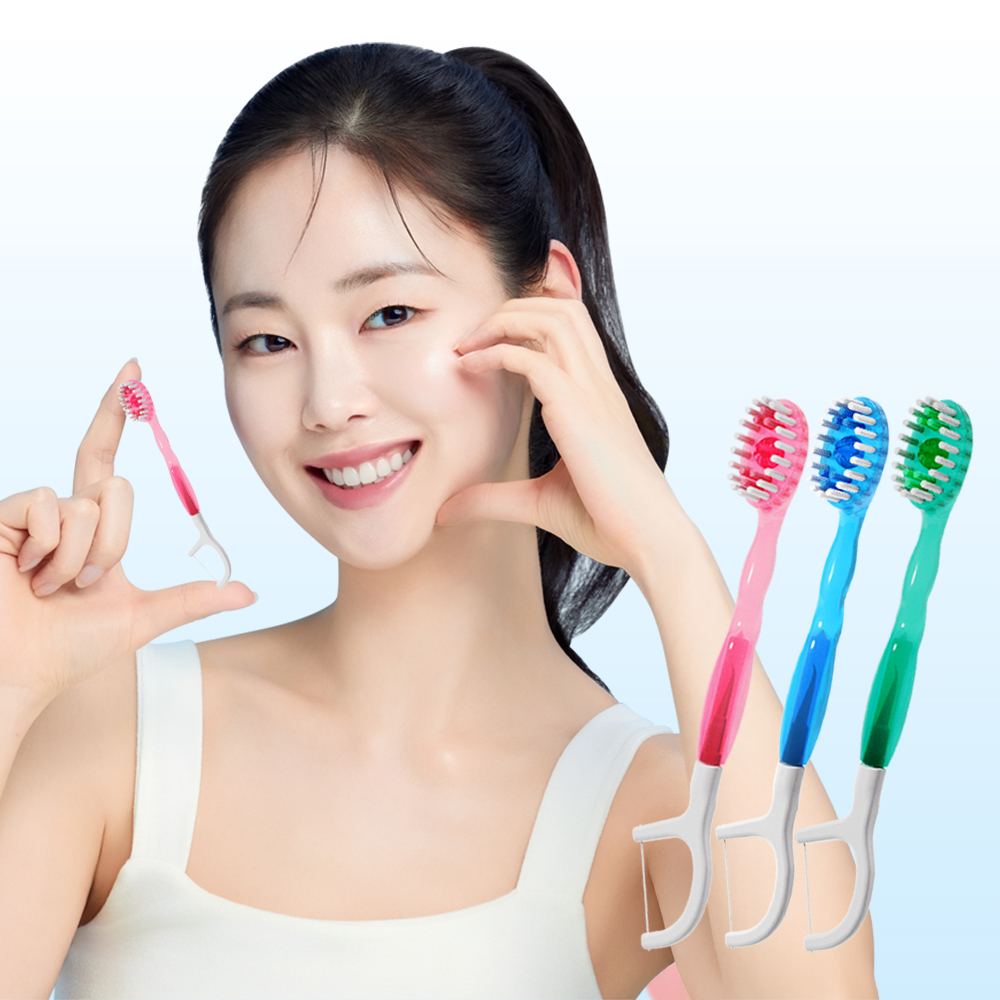 HR Medical Quick Clean Disposable Waterless Mini Toothbrush 10ea