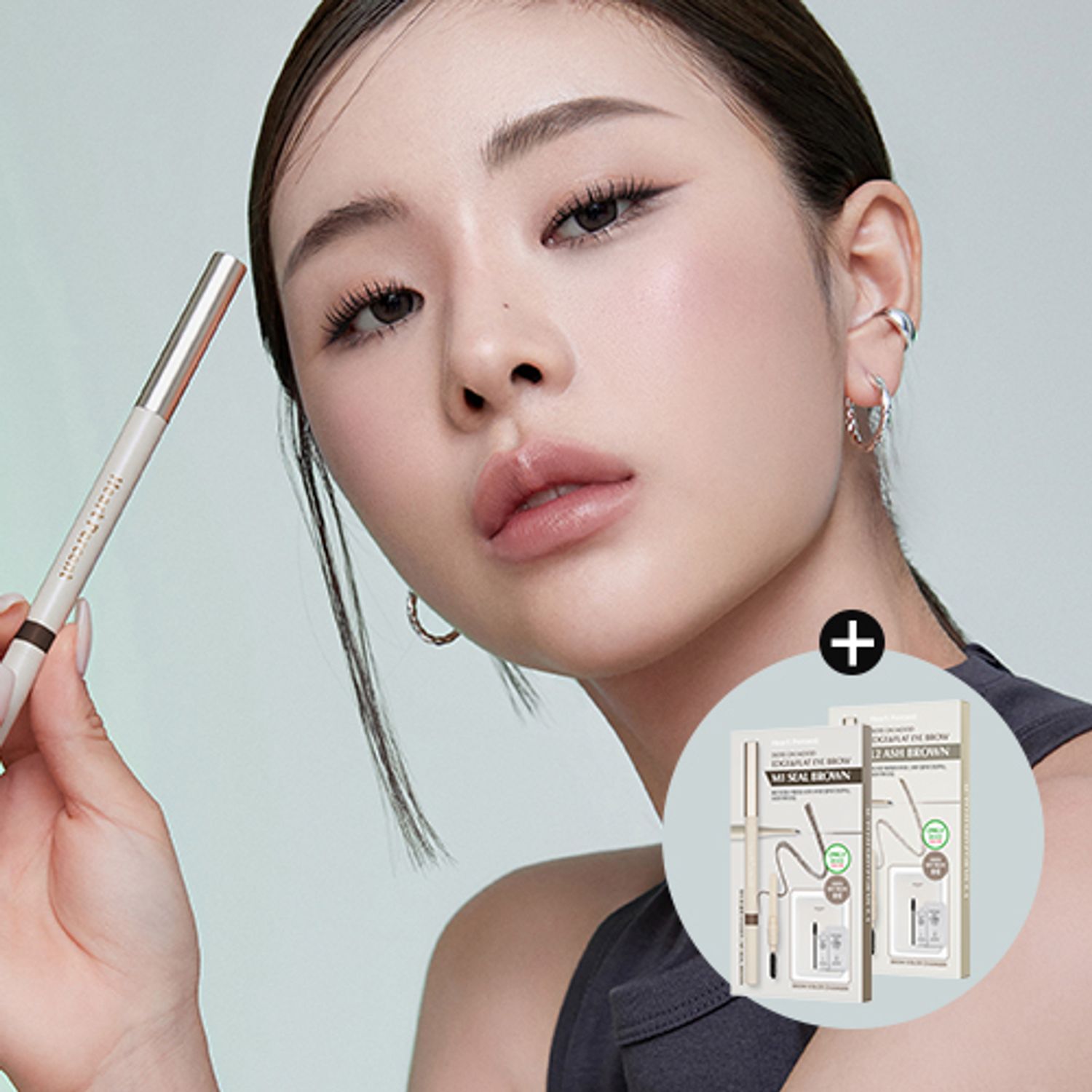 Heart Percent Dote On Mood Edge & Flat Eye Brow 0.15g | OLIVE YOUNG Global