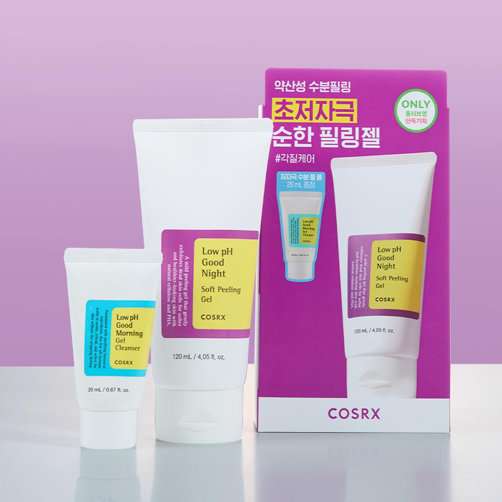 COSRX 弱酸性グッドナイトソフトピーリングジェル120ml企画（+グッド