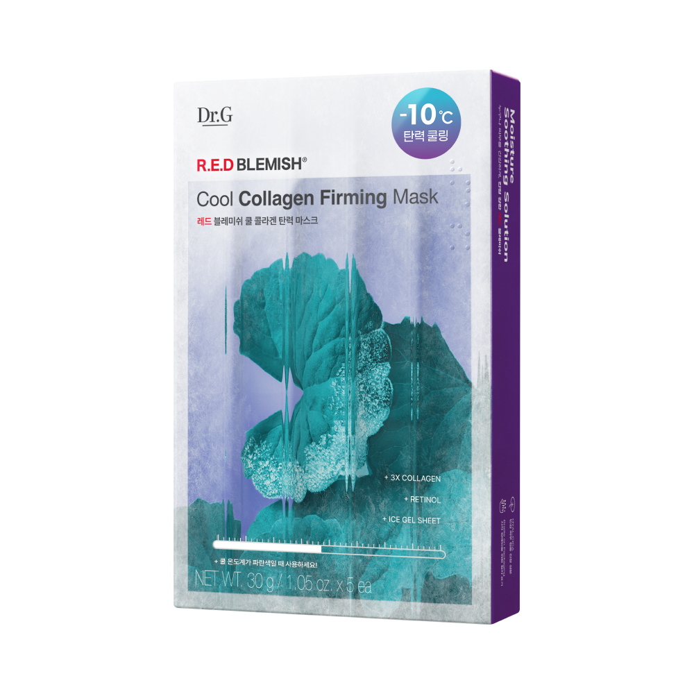 Dr.G Red Blemish Cool Collagen Firming Mask 5ea | OLIVE YOUNG Global