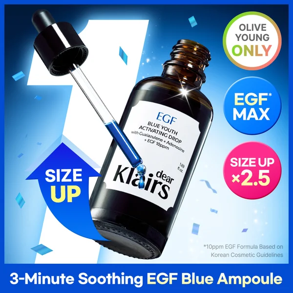 dear, klairs Midnight Blue Youth Activating Drop 50ml
