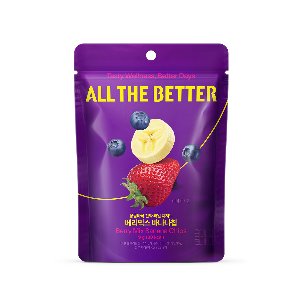 ALL THE BETTER ベリーミックスバナナチップ 9g | OLIVE YOUNG Global