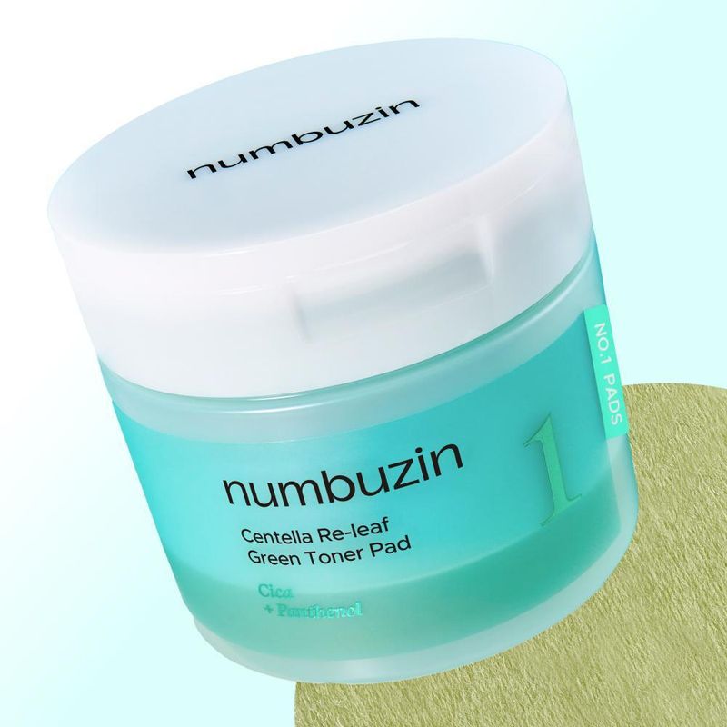numbuzin No.1 Centella Re-leaf Green Toner Pad 70P Set (+Refill 70P+20P)