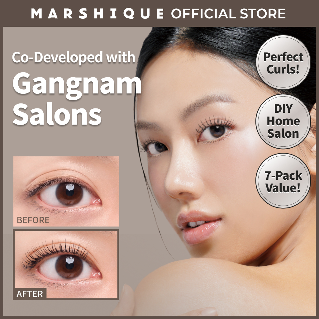 MARSHIQUE Enriched Lash & Brow Self Perm Kit 7 Servings | OLIVE
