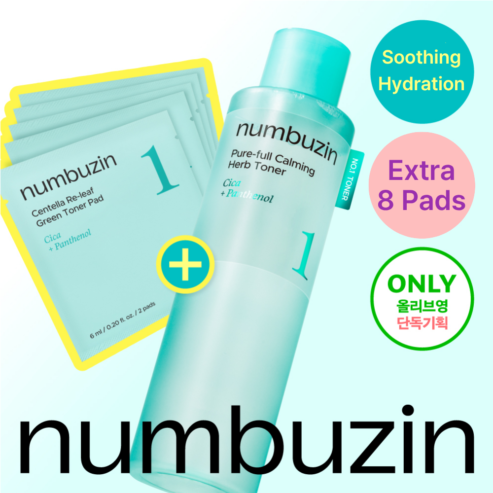 numbuzin No. 1 Calming Herb Toner 300mL Special Set (+10 Toner