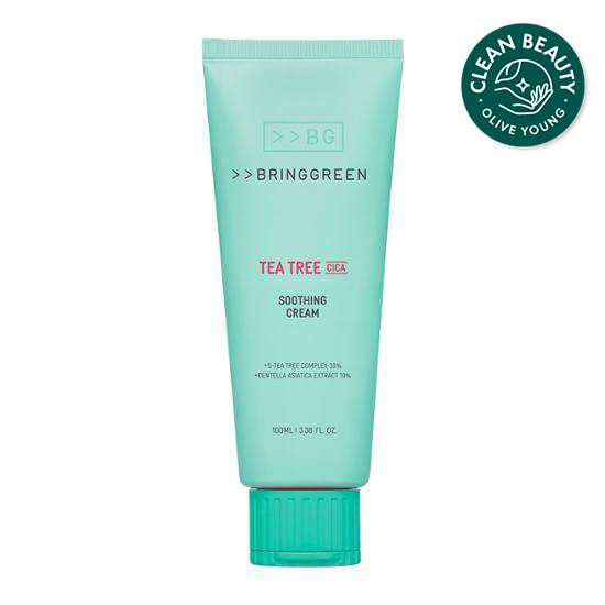 BRINGGREEN Tea Tree Cica Soothing Cream+ 100mL_NEW | OLIVE YOUNG