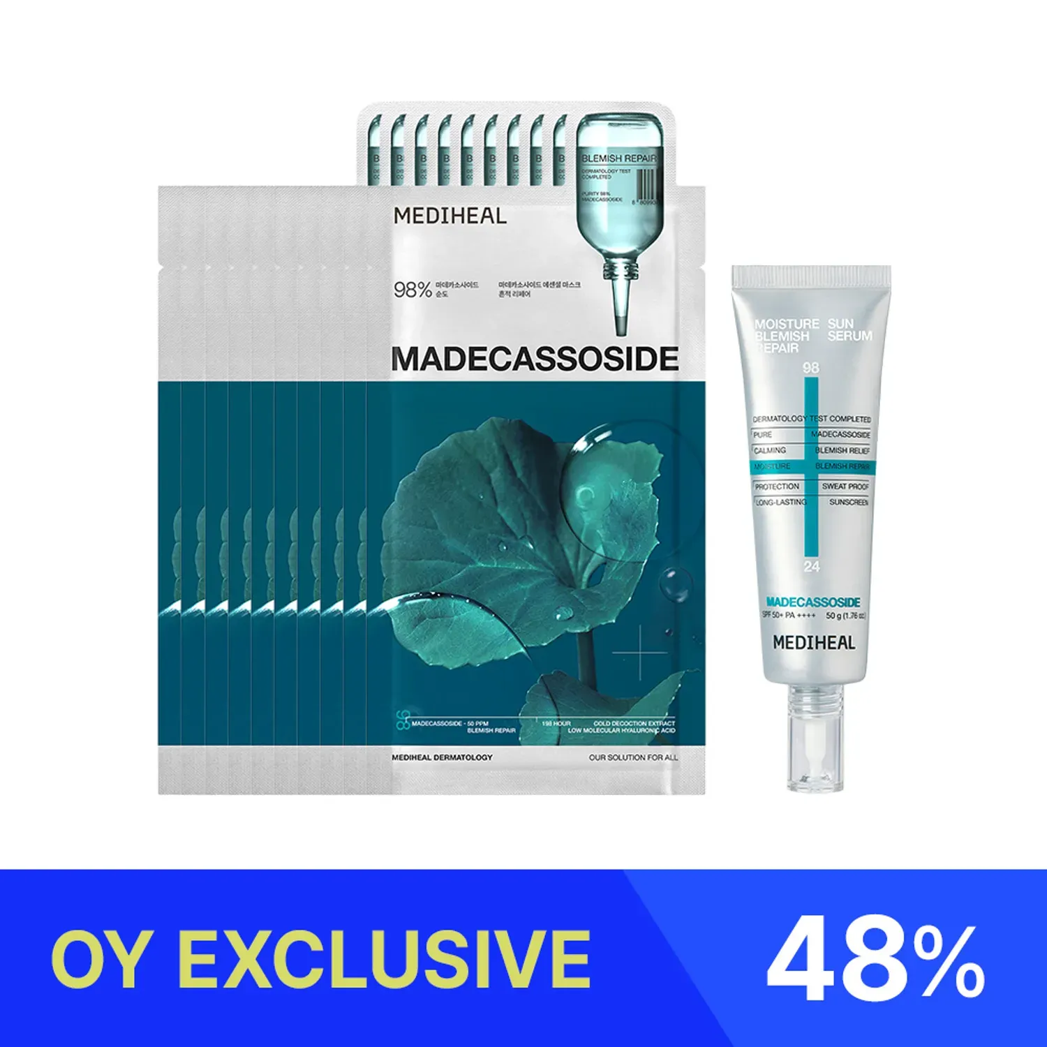 【新品】MEDIHEAL Madecassoside スキンケアセット MEDIHEAL MADECASOCIDE ESSENTIAL MASK 10EA / 메디힐 마데카소사이드