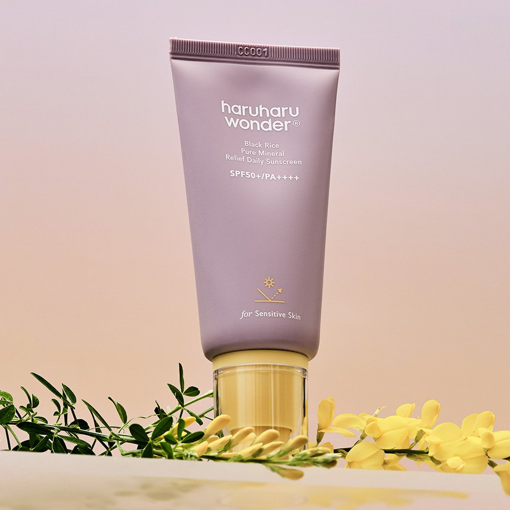 Haruharu wonder ブラックライスピュアミネラルレリーフデイリーサン