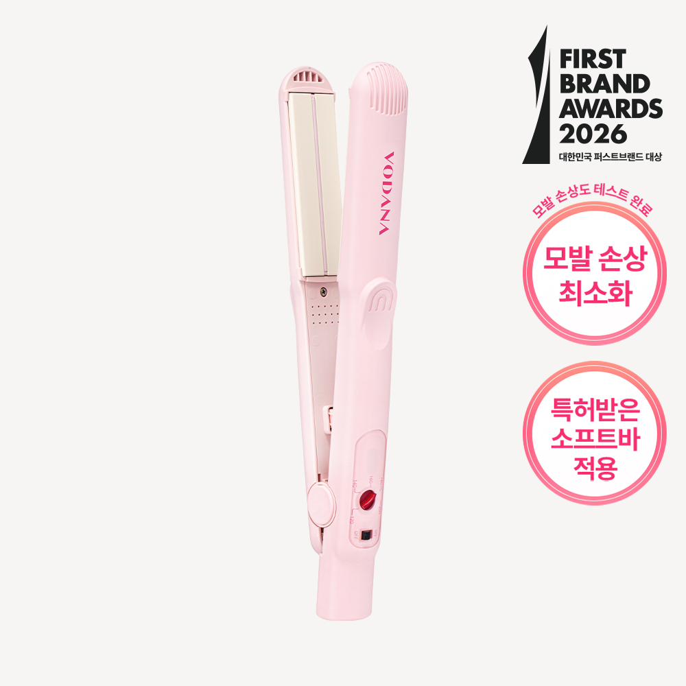 vodana Glow Curling Styler FV 40mm #Powder Pink | OLIVE YOUNG Global