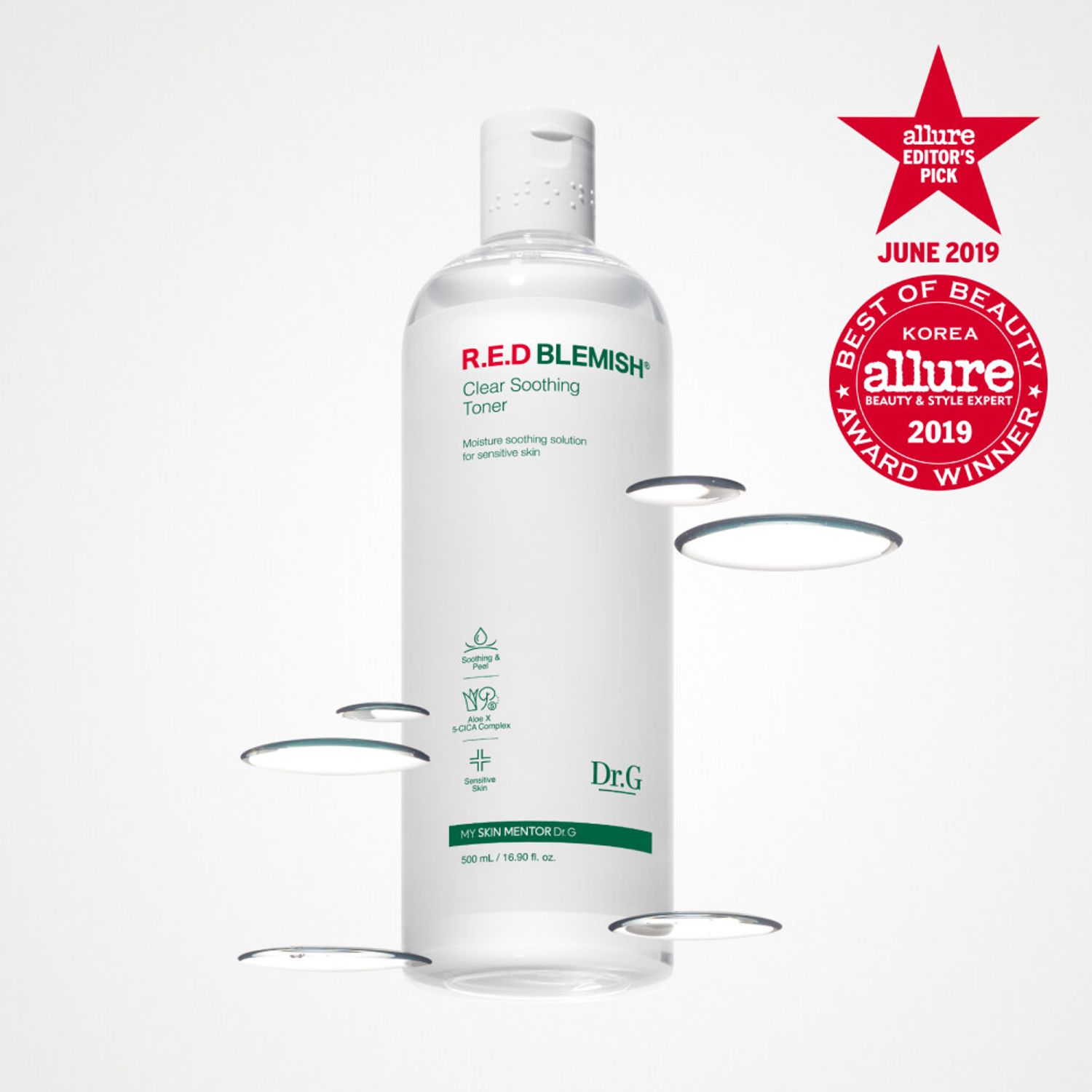 Dr.G Red Blemish Clear Soothing Toner 500mL | OLIVE YOUNG Global