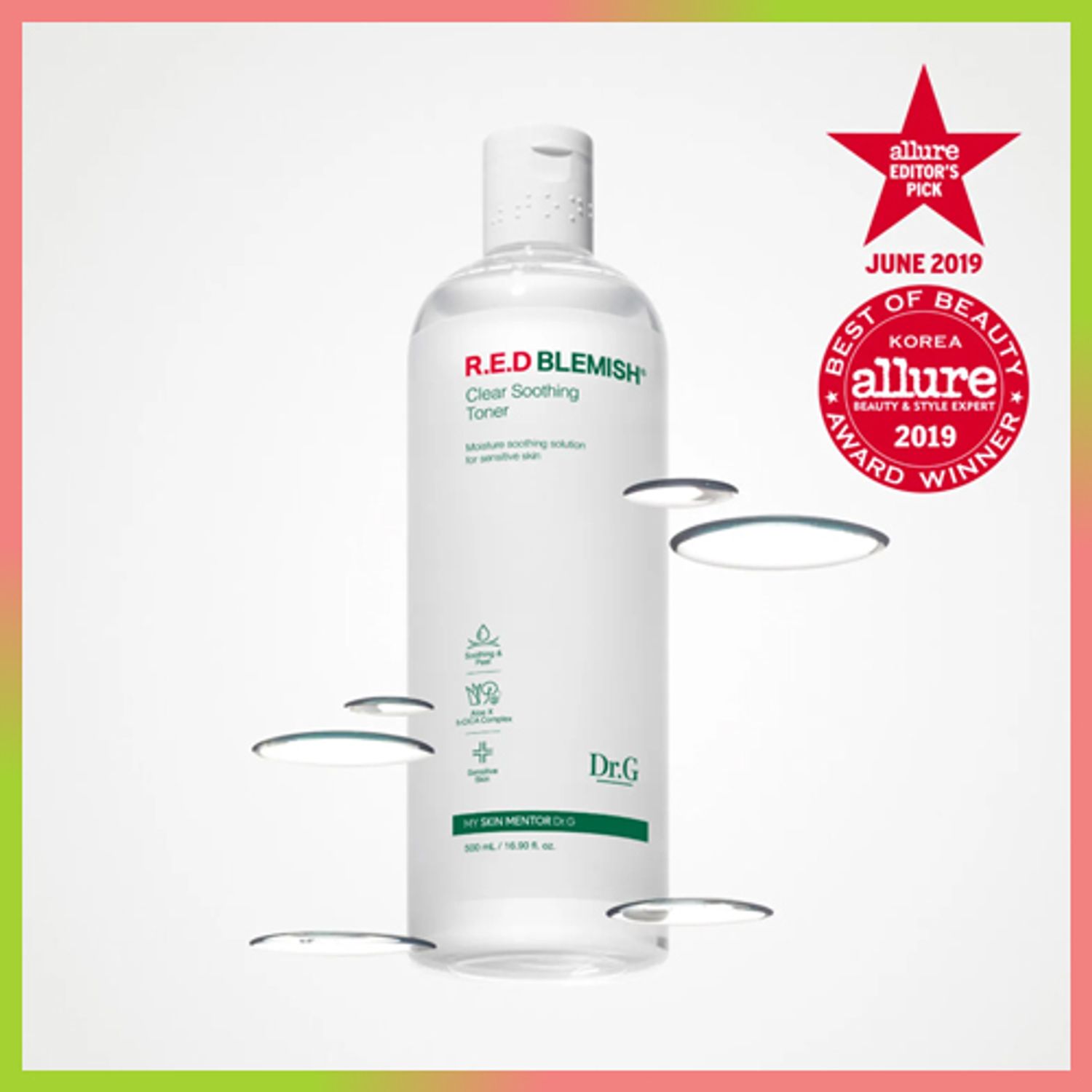 Dr.G Red Blemish Clear Soothing Toner 500mL | OLIVE YOUNG Global