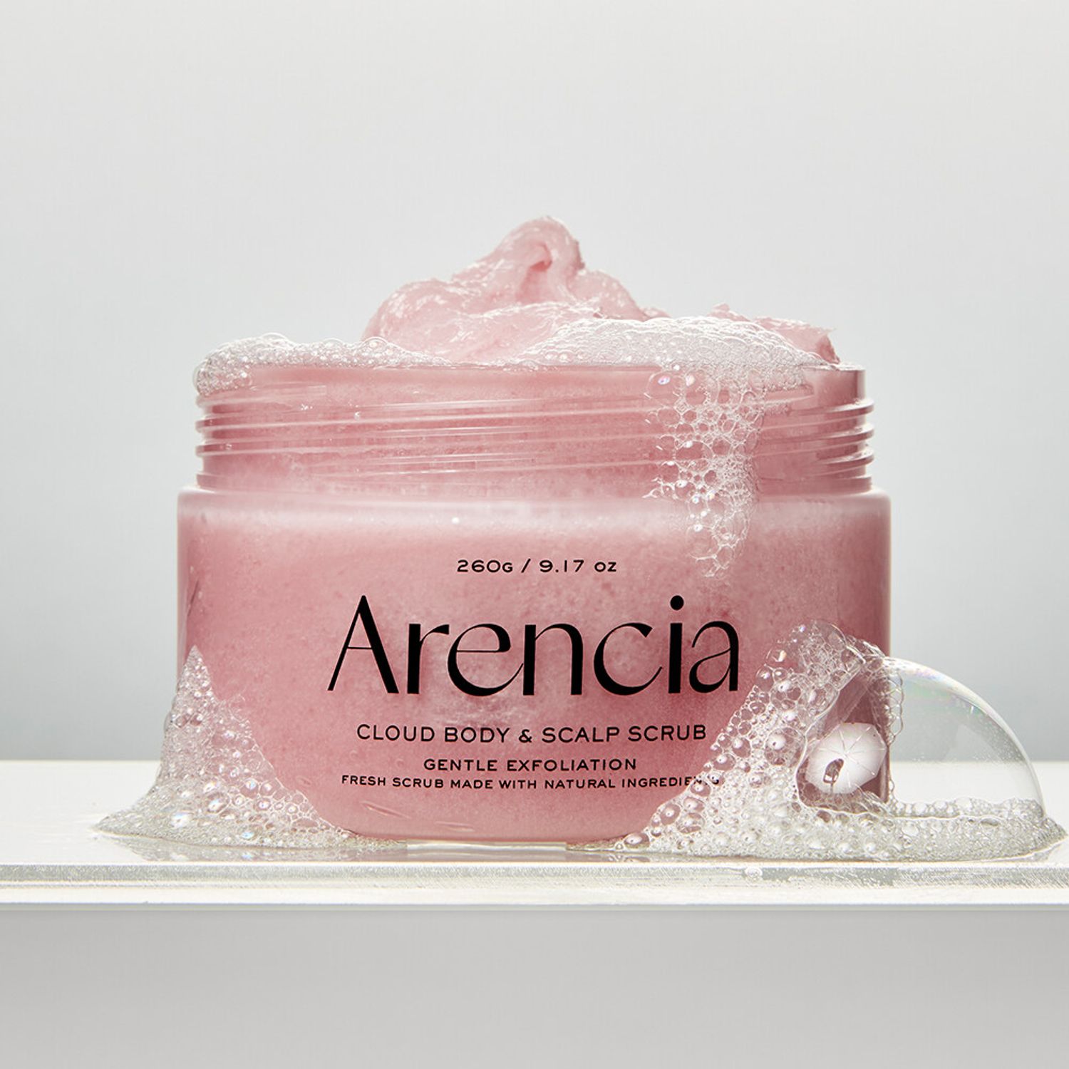 Arencia フレッシュクラウドボディ&スカルプスクラブ(ラベンダー&ペア) 260g | OLIVE YOUNG Global