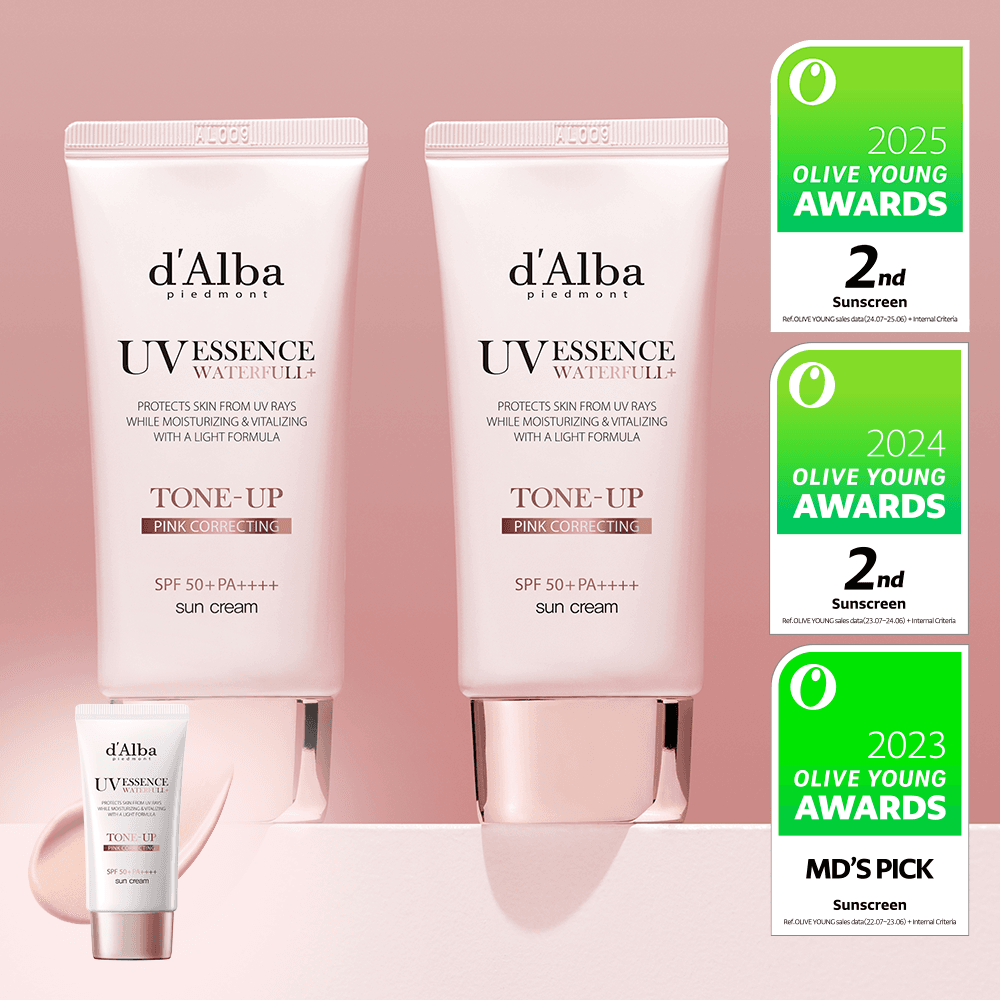 d'Alba UV sun cream 4本セット d'Alba Waterfull Essence Sunscreen 50ml SPF 50+ PA++++ / 달바 워터