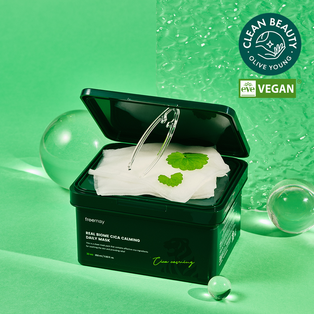freemay リアルバイオームシカカーミングデイリーシートマスク 30枚
