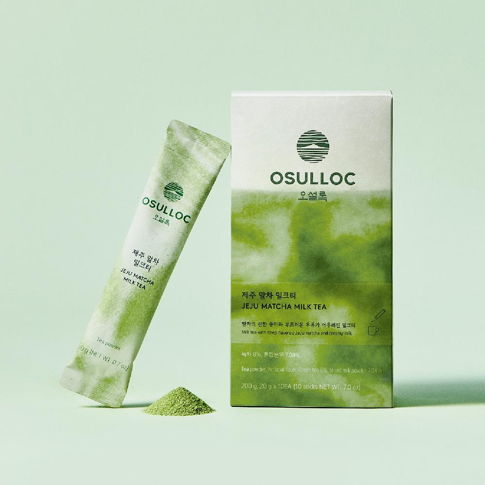 OSULLOC Jeju Matcha Milk Tea 10 Sticks | OLIVE YOUNG Global