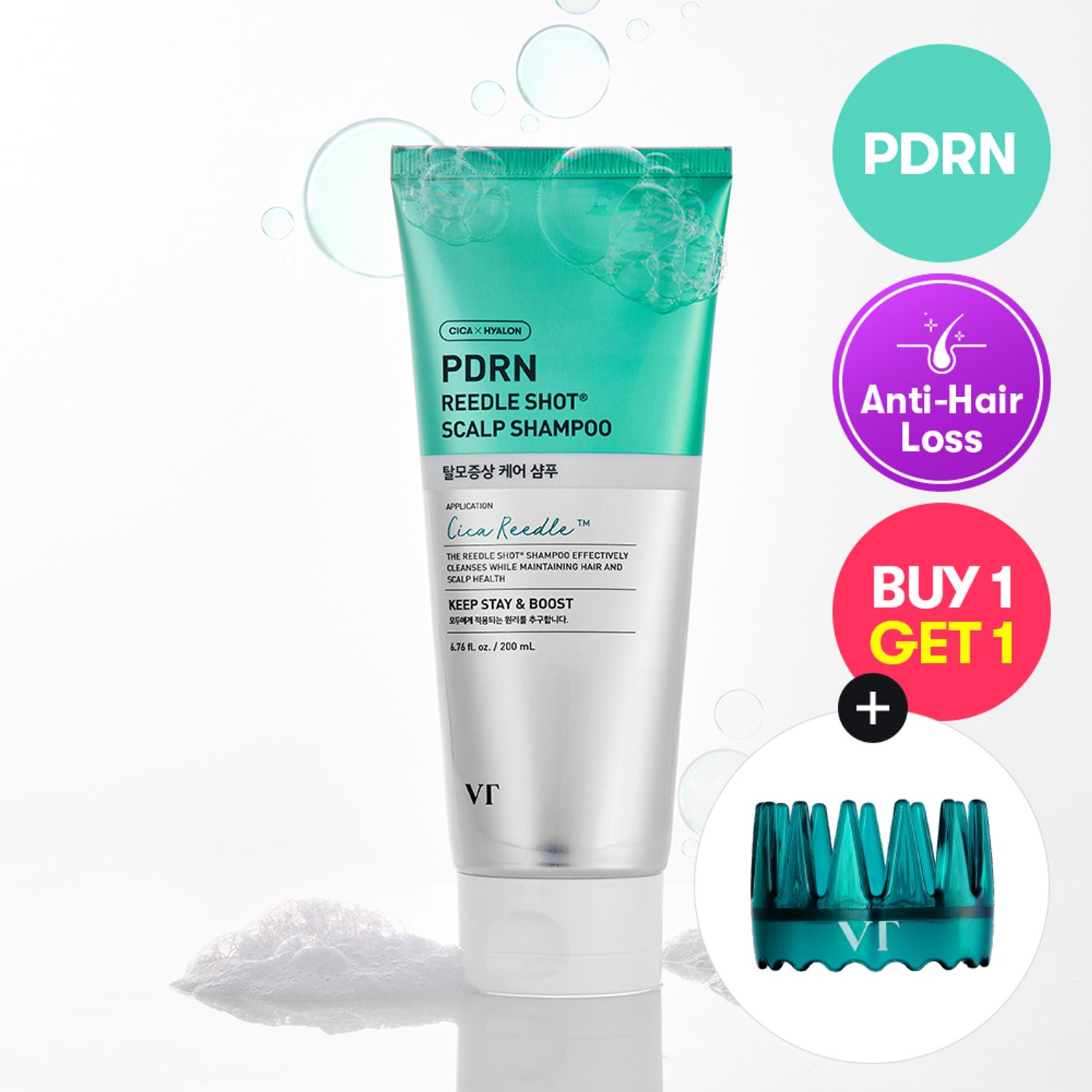VT PDRN Reedle Shot Scalp Shampoo 200g | OLIVE YOUNG Global