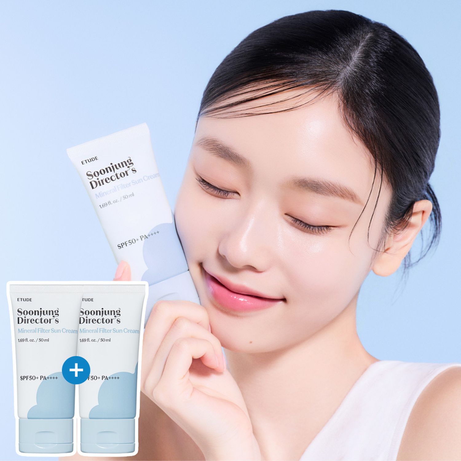 ETUDE Soonjung Director’s Mineral Filter Sun Cream 50ml 1+1 Set | OLIVE YOUNG Global
