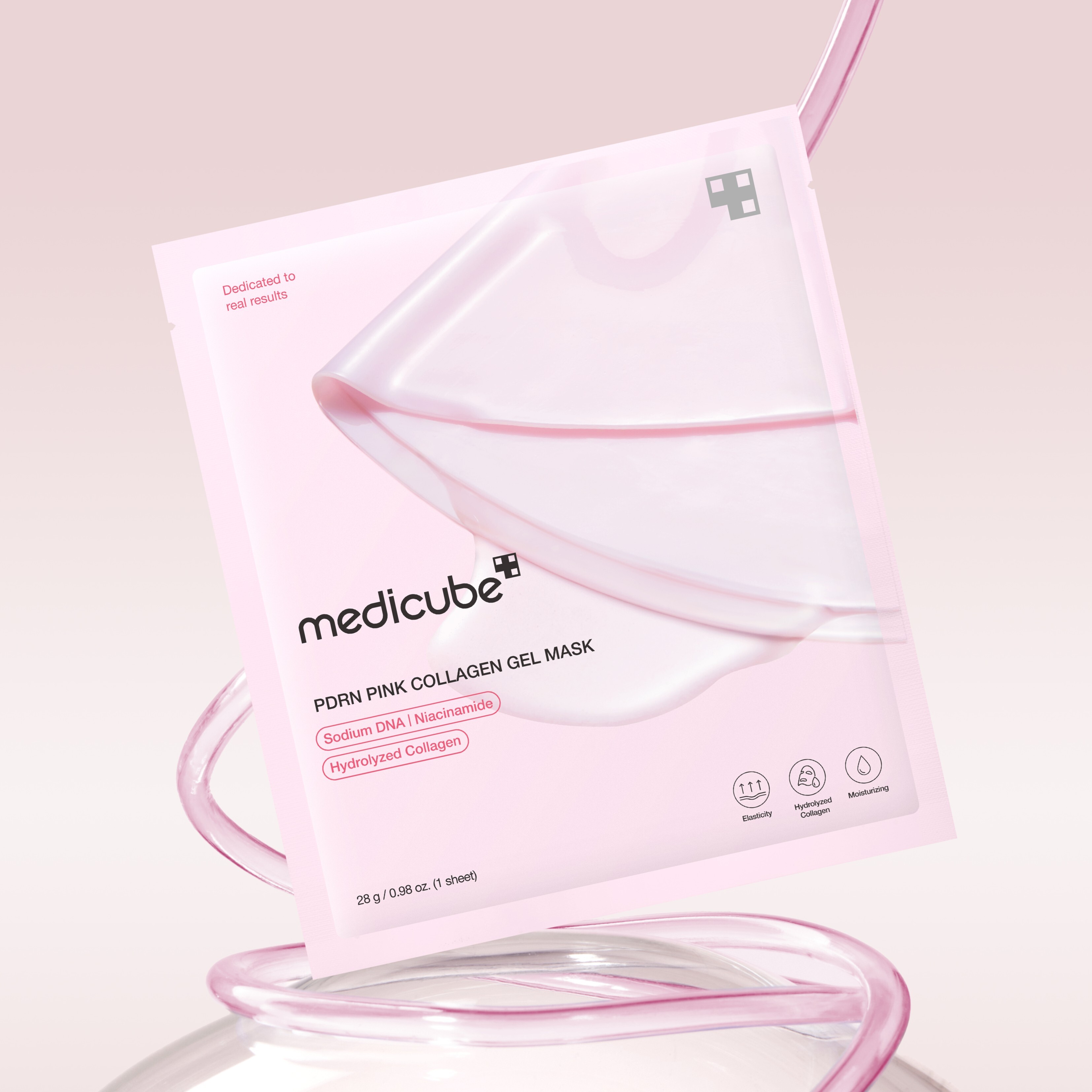 medicube PDRN Pink Collagen Gel Mask Sheet 1ea | OLIVE YOUNG Global