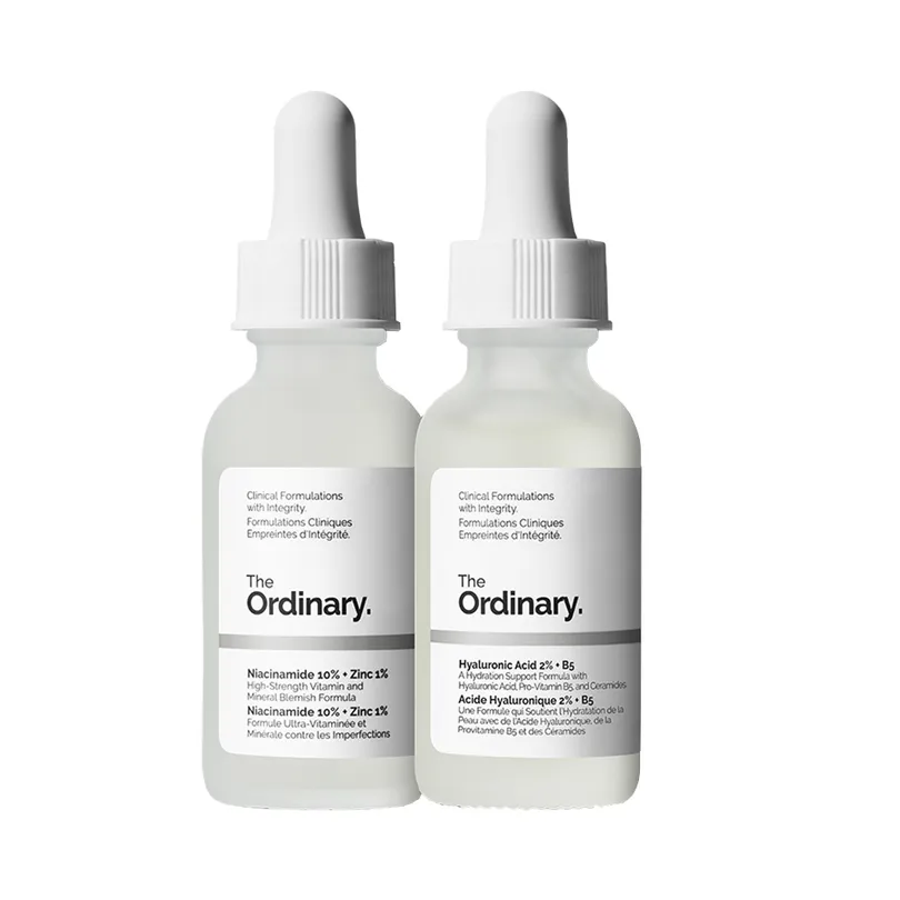 Skin Support Set (Niacinamide 10% + Zinc 1% + Hyaluronic Acid 2% + B5)