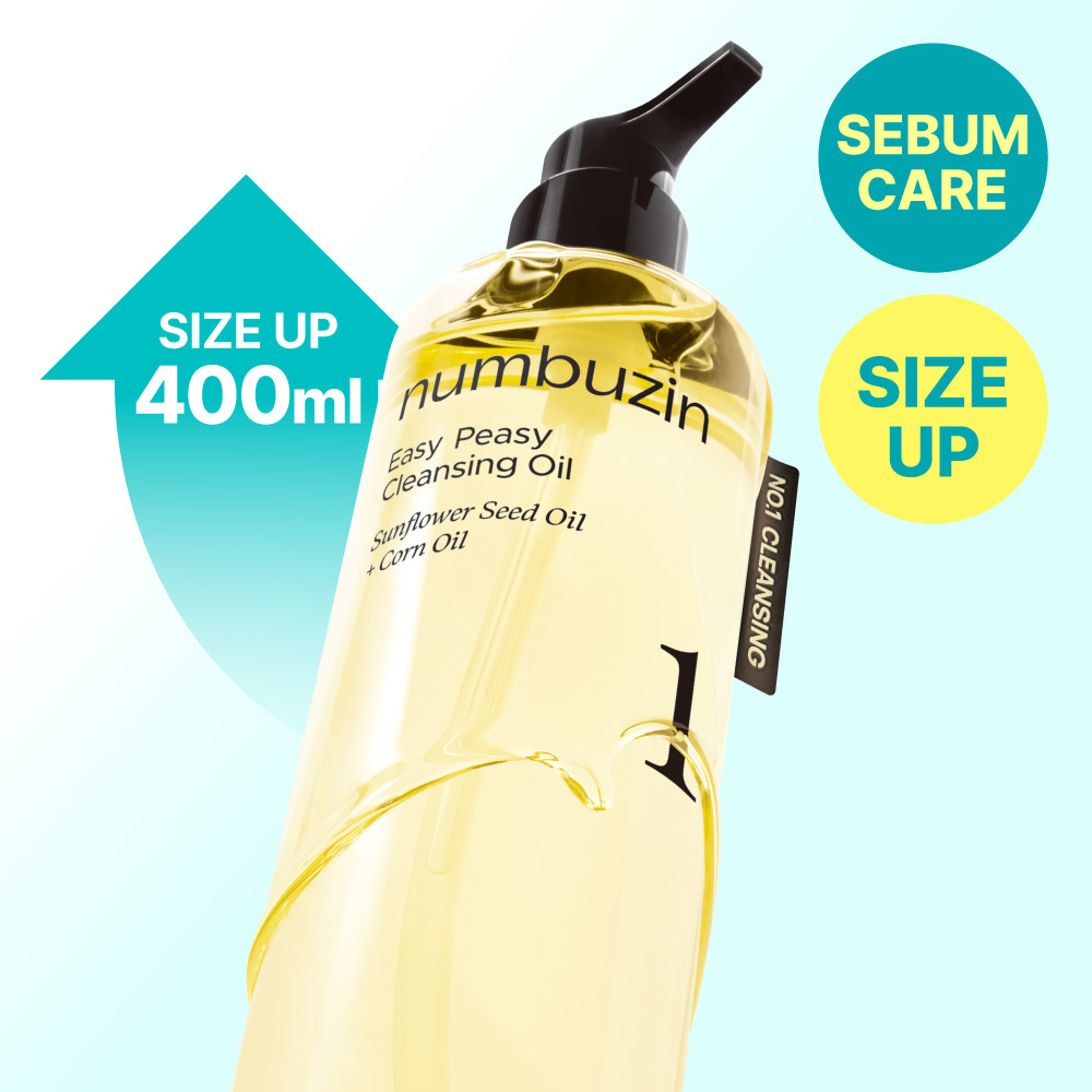 numbuzin 1番すっきり瞬削クレンジングオイル 400ml大容量企画 | OLIVE