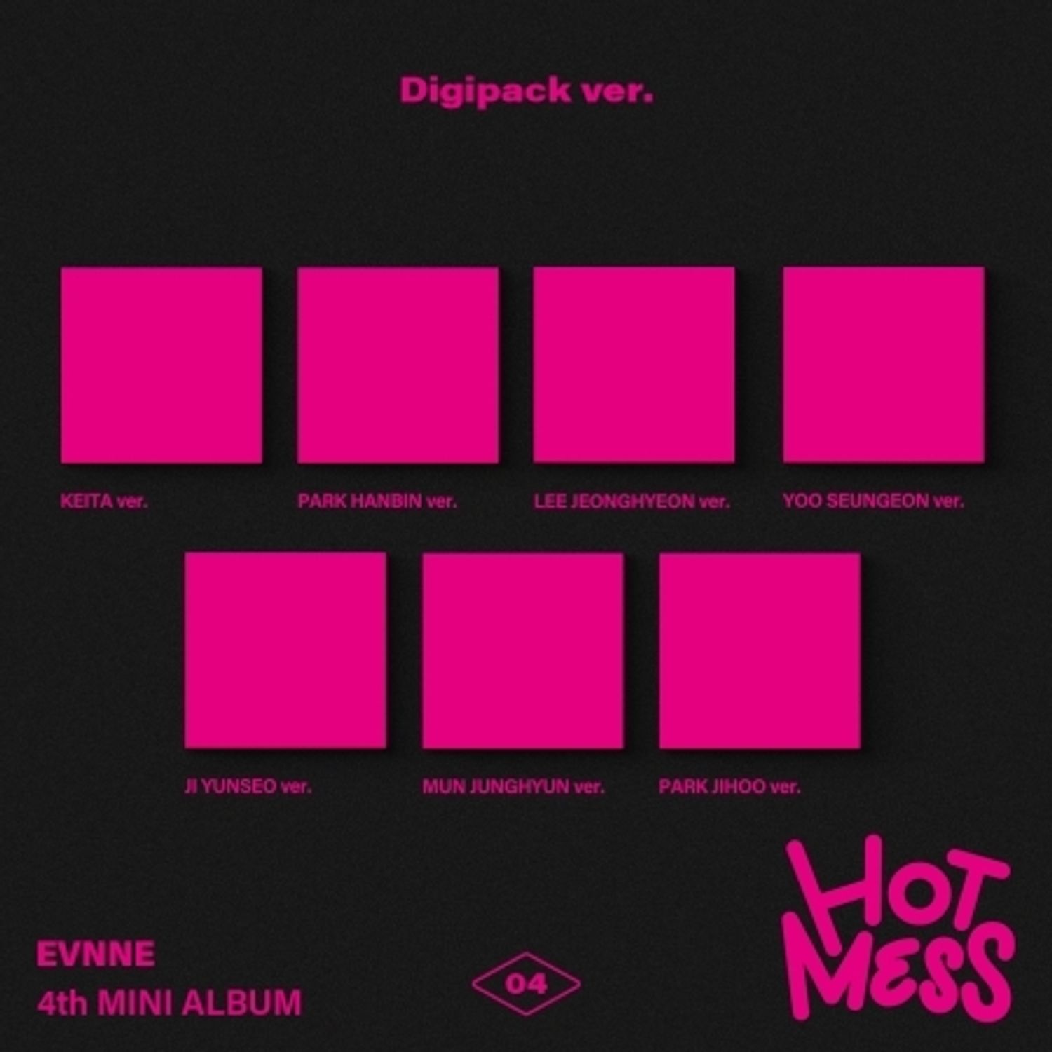 EVNNE - 4TH MINI ALBUM [HOT MESS] (DIGIPACK VER.) | OLIVE YOUNG Global