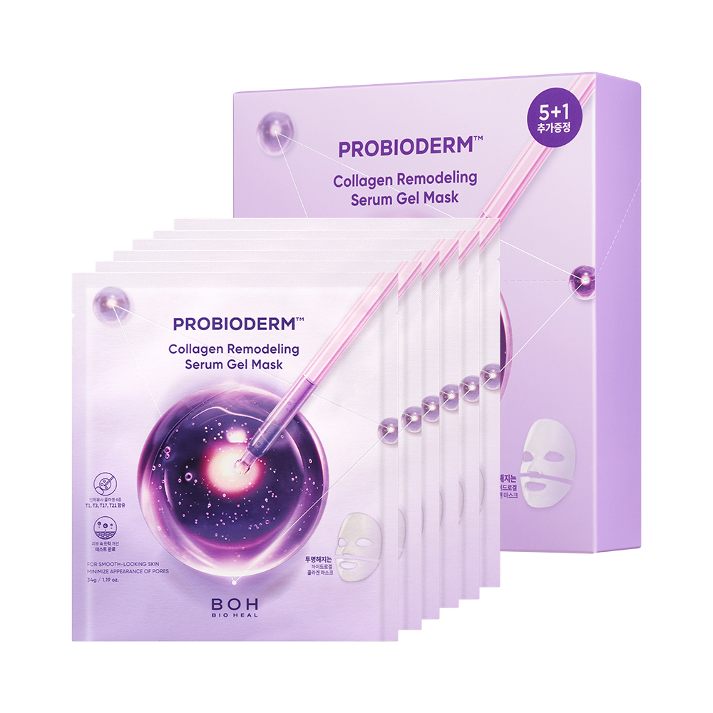 B.O.H PROBIDERM コラーゲンリモデリングセラムジェルマスク 20枚 BIOHEAL BOH Probioderm Collagen Remodeling Serum Gel Mask