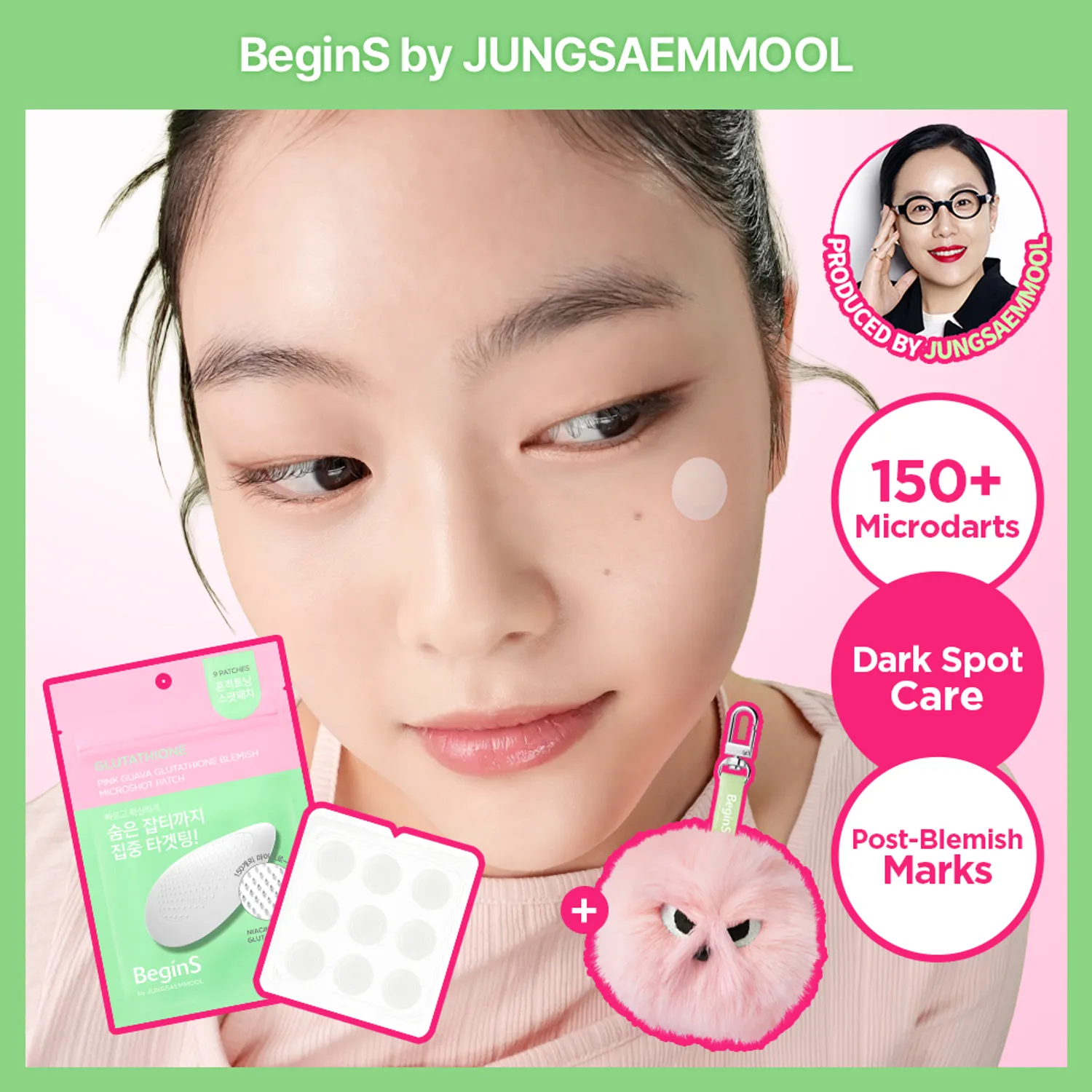 BEGINS By JUNGSAEMMOOL Pink Guava Glutathione Blemish Microshot Patch 9P | OLIVE YOUNG Global BEGINS By JUNGSAEMMOOL Pink Guava Glutathione Blemish Microshot Patch 9P | OLIVE YOUNG Global